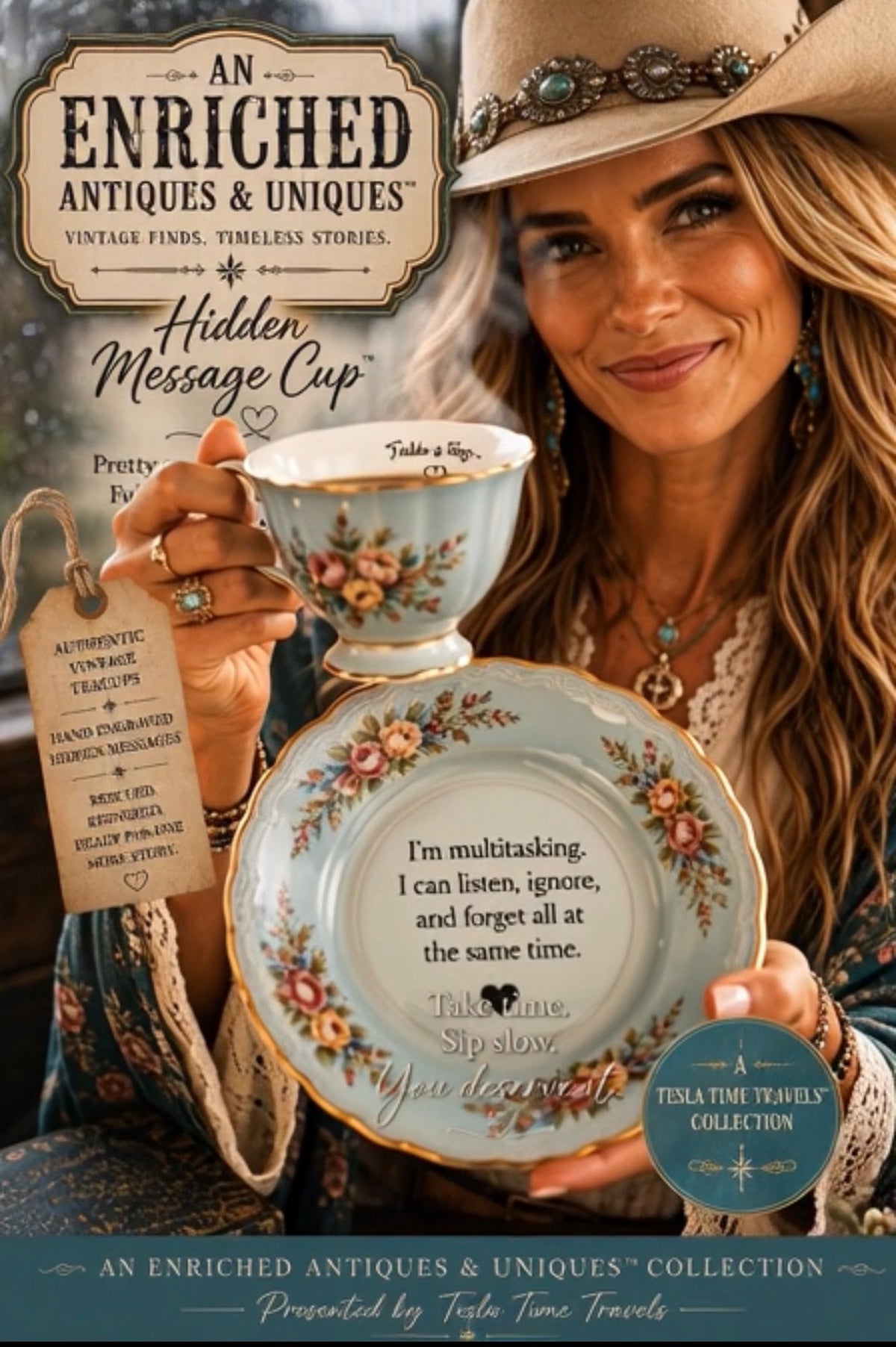 Take a Sip™ Hidden Message Teacups