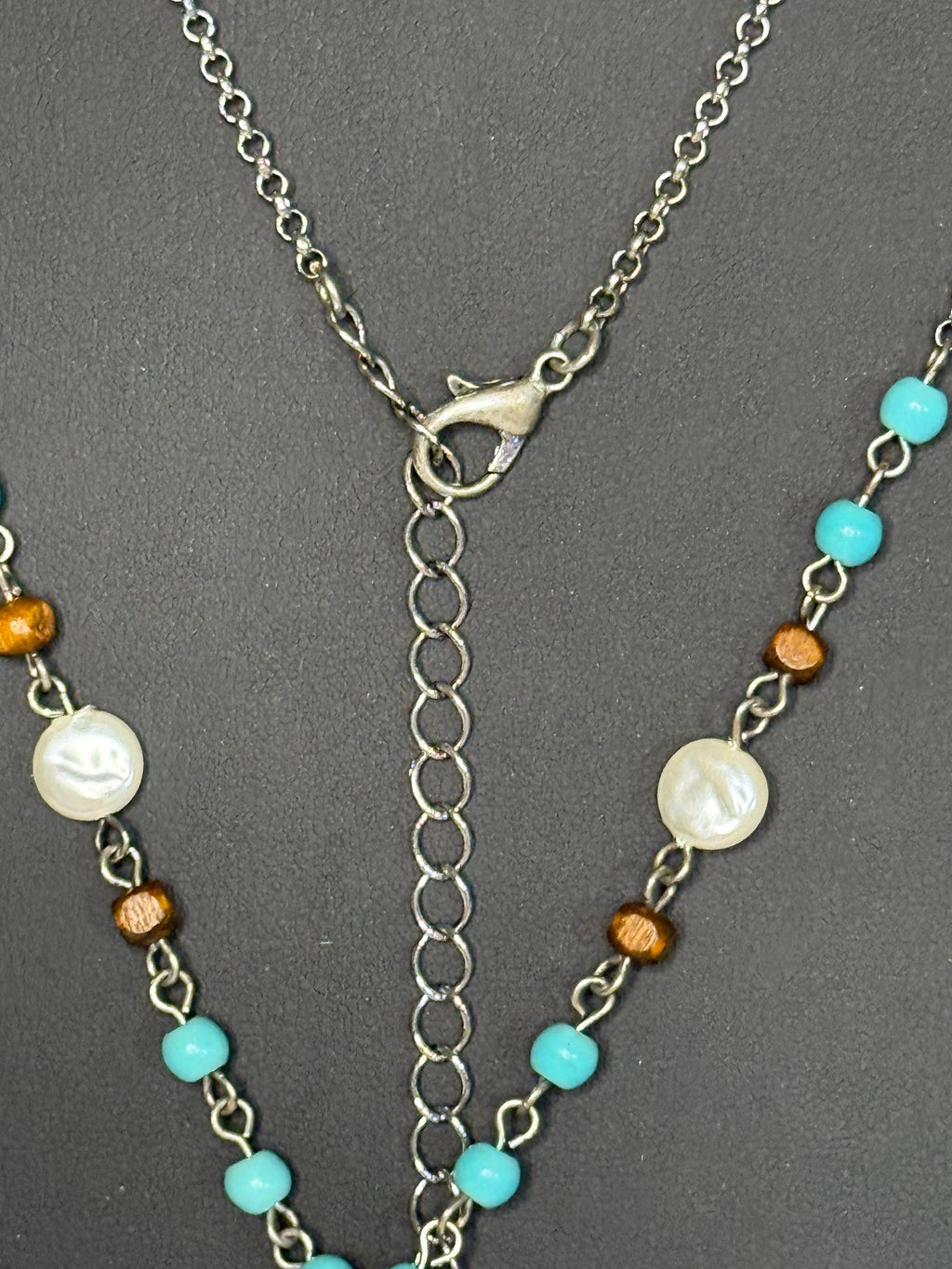 12 Gauge Shotgun Shell Necklace with Turquoise Beads & Pistol Charm | Ranch Lifestyle™ Jewelry