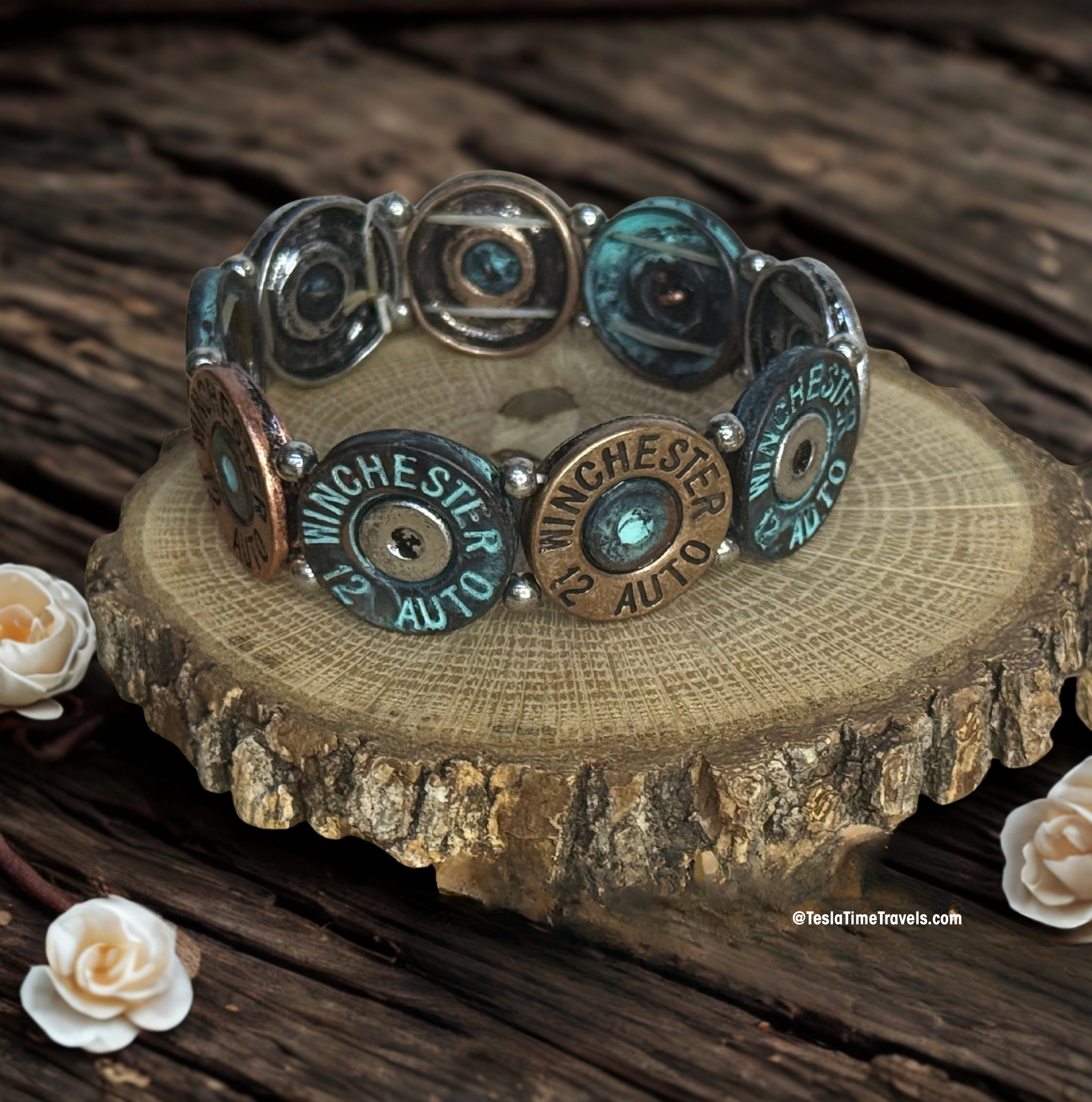 12 Gauge Shotgun Shell Inspired Bracelet – Handmade Western Jewelry