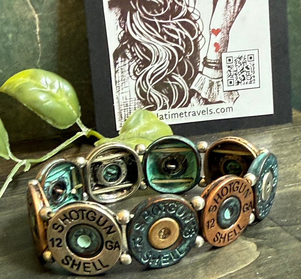 12 Gauge Shotgun Shell Inspired Bracelet – Handmade Western Jewelry