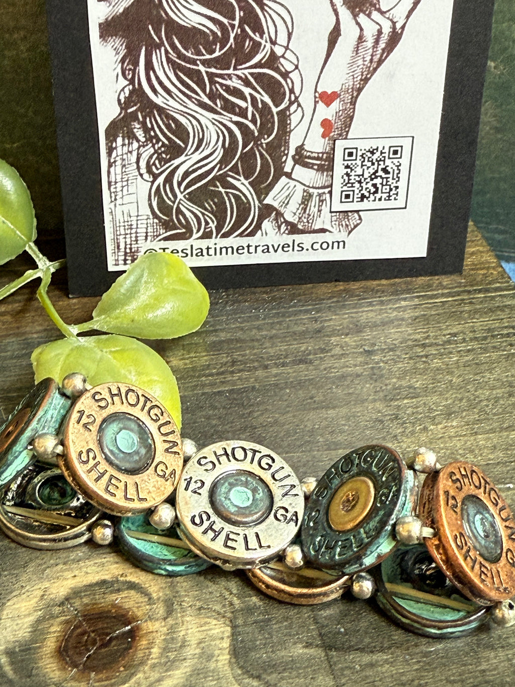 12 Gauge Shotgun Shell Inspired Bracelet – Handmade Western Jewelry