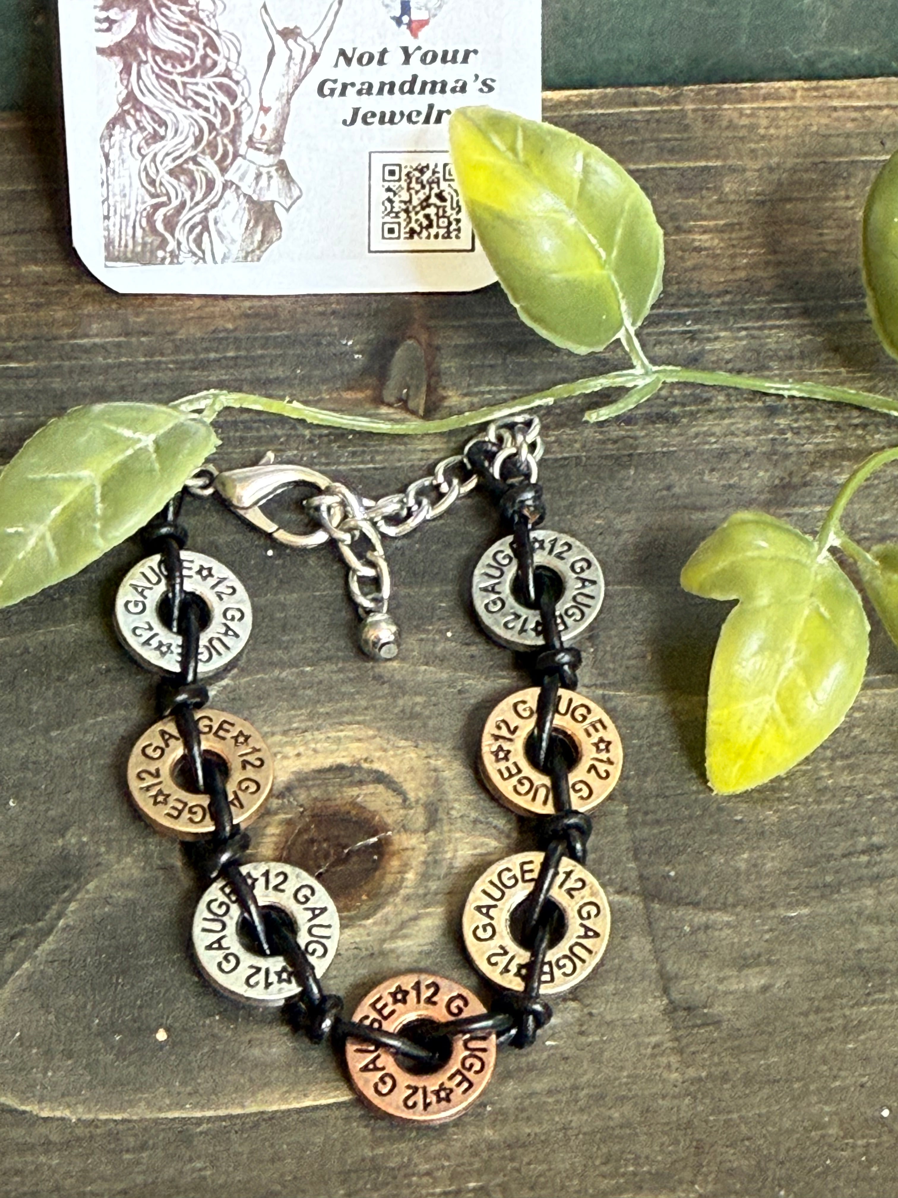 Laser Engraved Shotgun Shell Bracelet – Western Ranch Lifestyle Jewelry, 12 Gauge Shell Design Bracelet