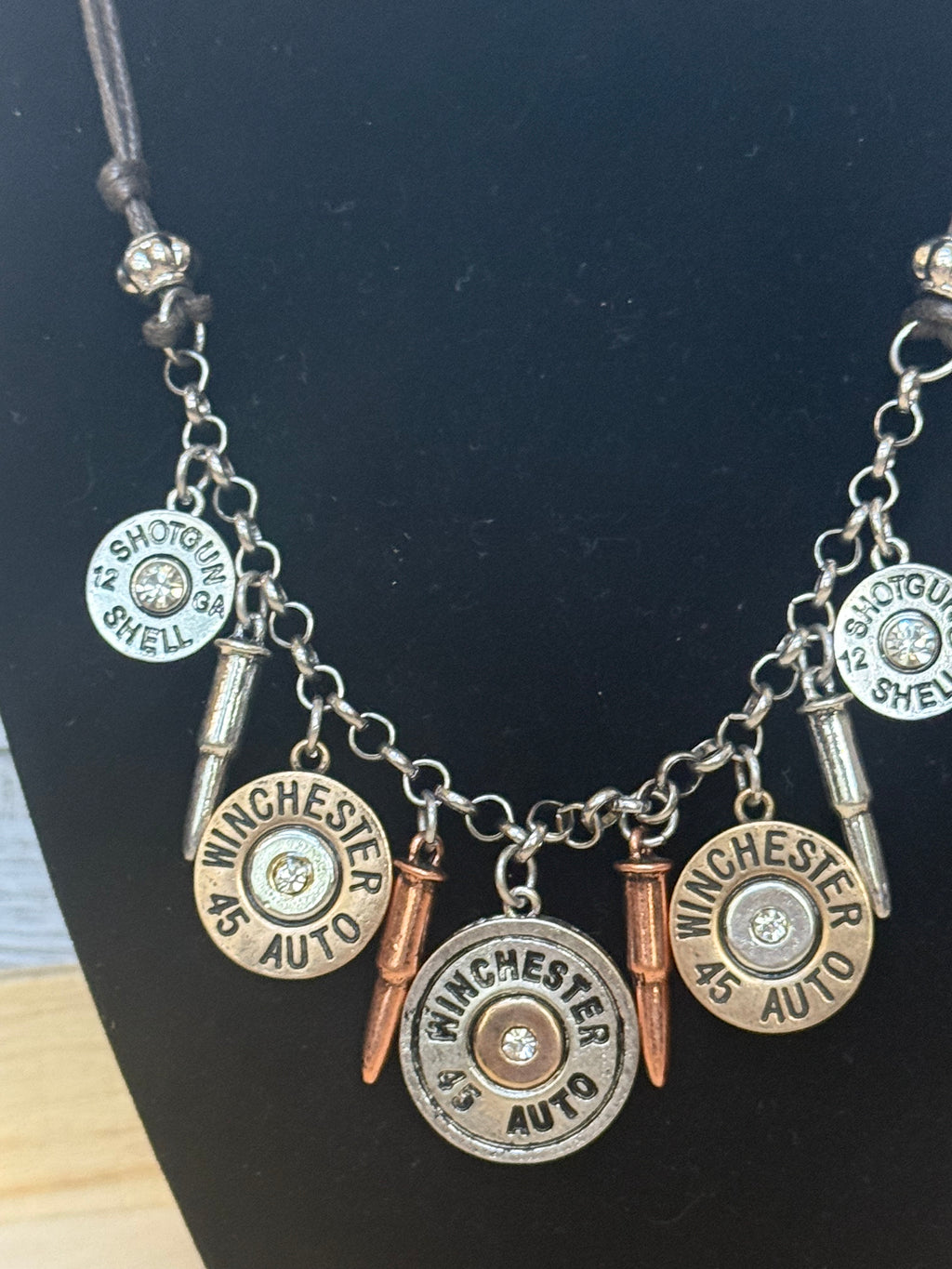 Shotgun Shell Necklace – Winchester Bullet Charm Necklace – Western Cowgirl Jewelry – Ranch Lifestyle™ Handmade