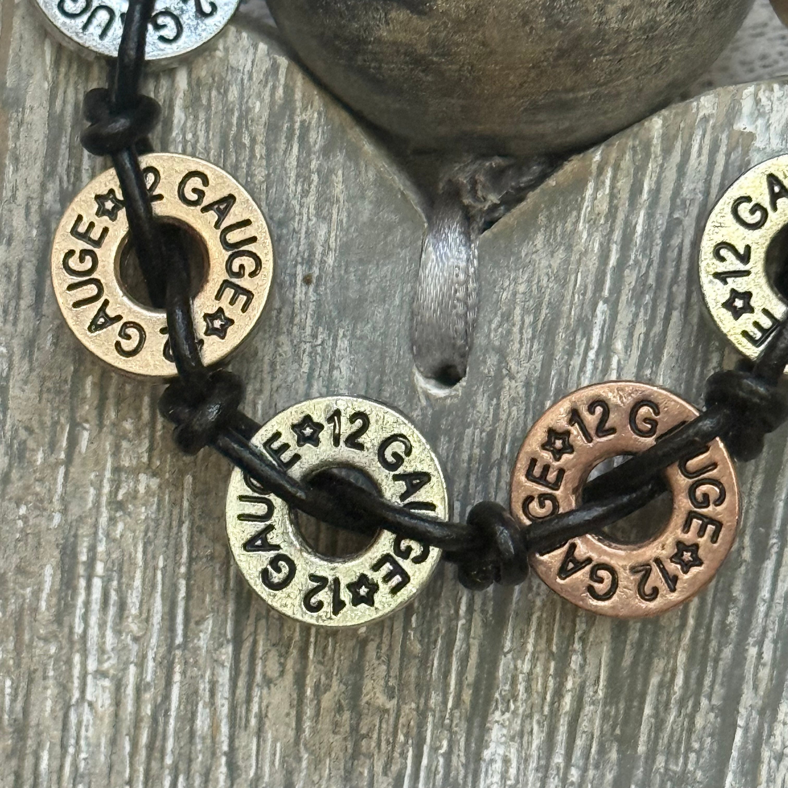 Laser Engraved Shotgun Shell Bracelet – Western Ranch Lifestyle Jewelry, 12 Gauge Shell Design Bracelet