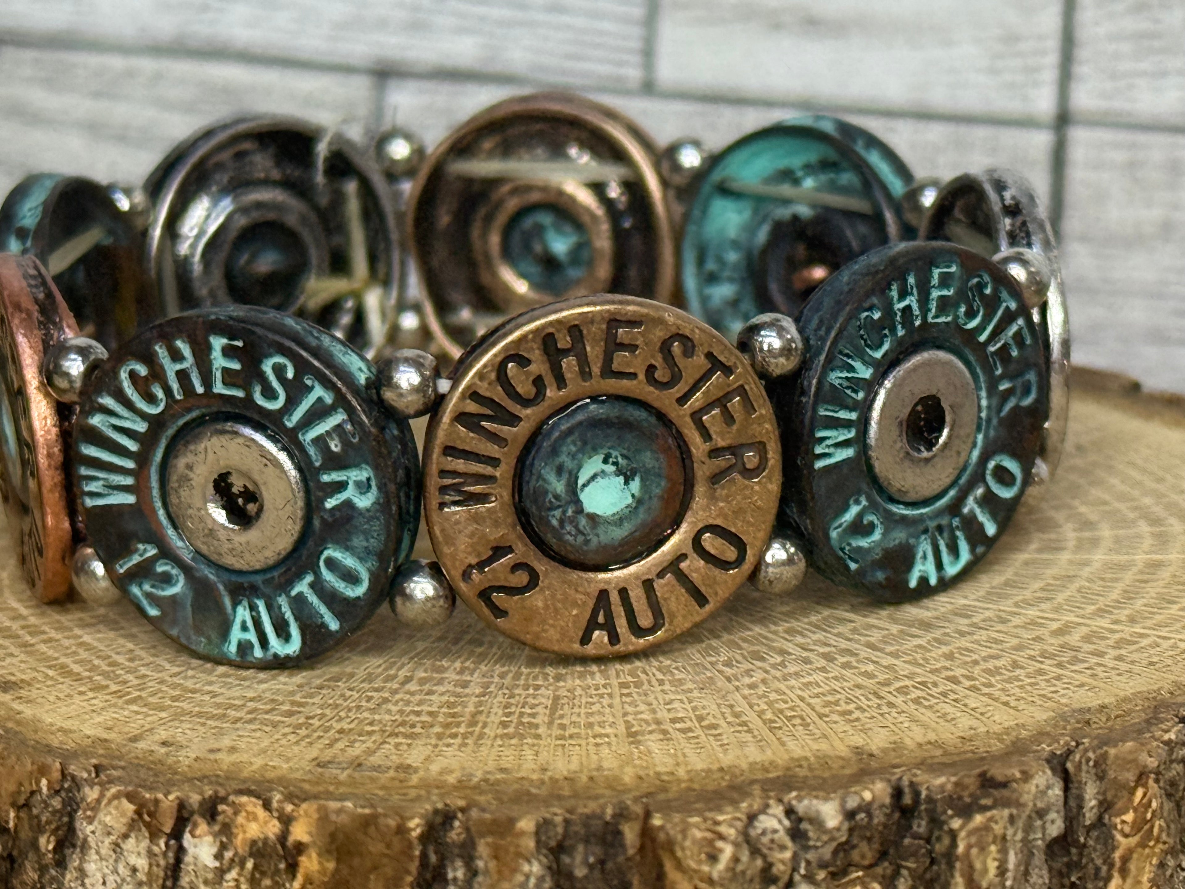 12 Gauge Shotgun Shell Inspired Bracelet – Handmade Western Jewelry
