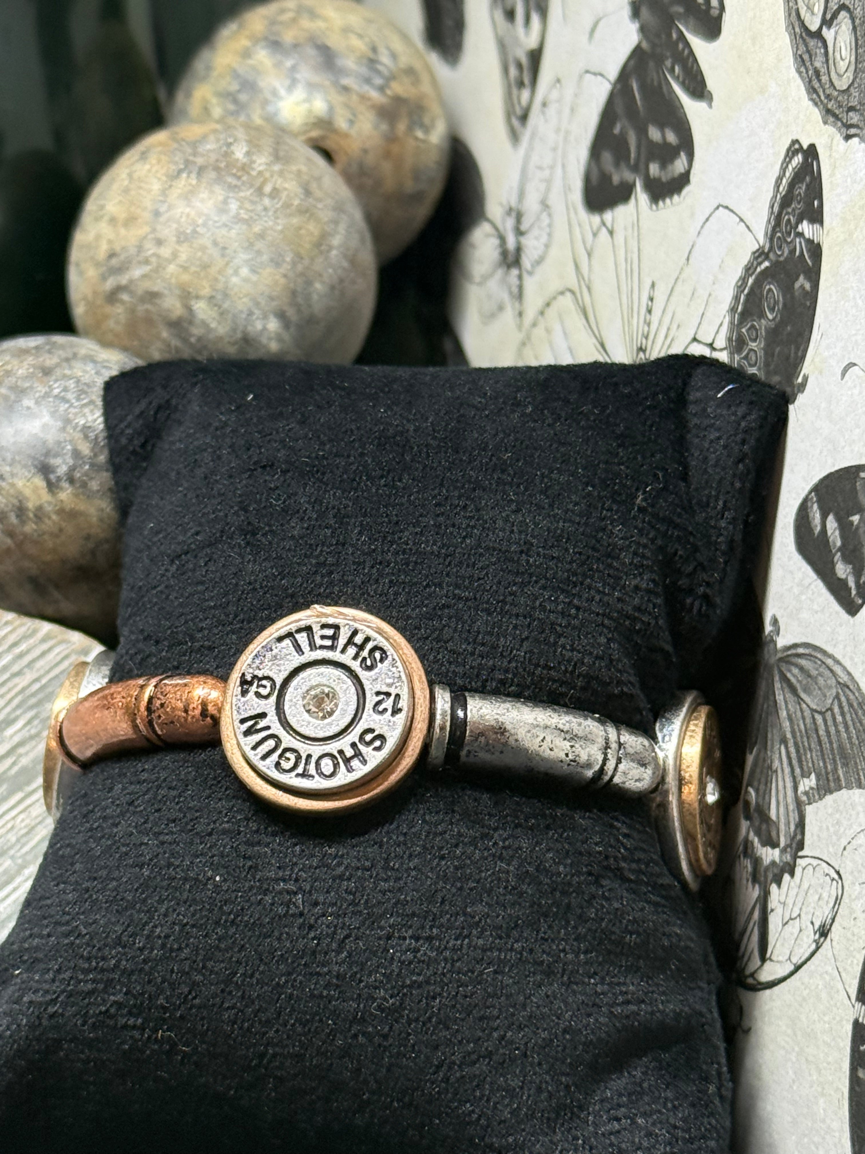 Shotgun Shell Bracelet – 12 Gauge Inspired Western Jewelry | Ranch Lifestyle™ Handmade Bracelet
