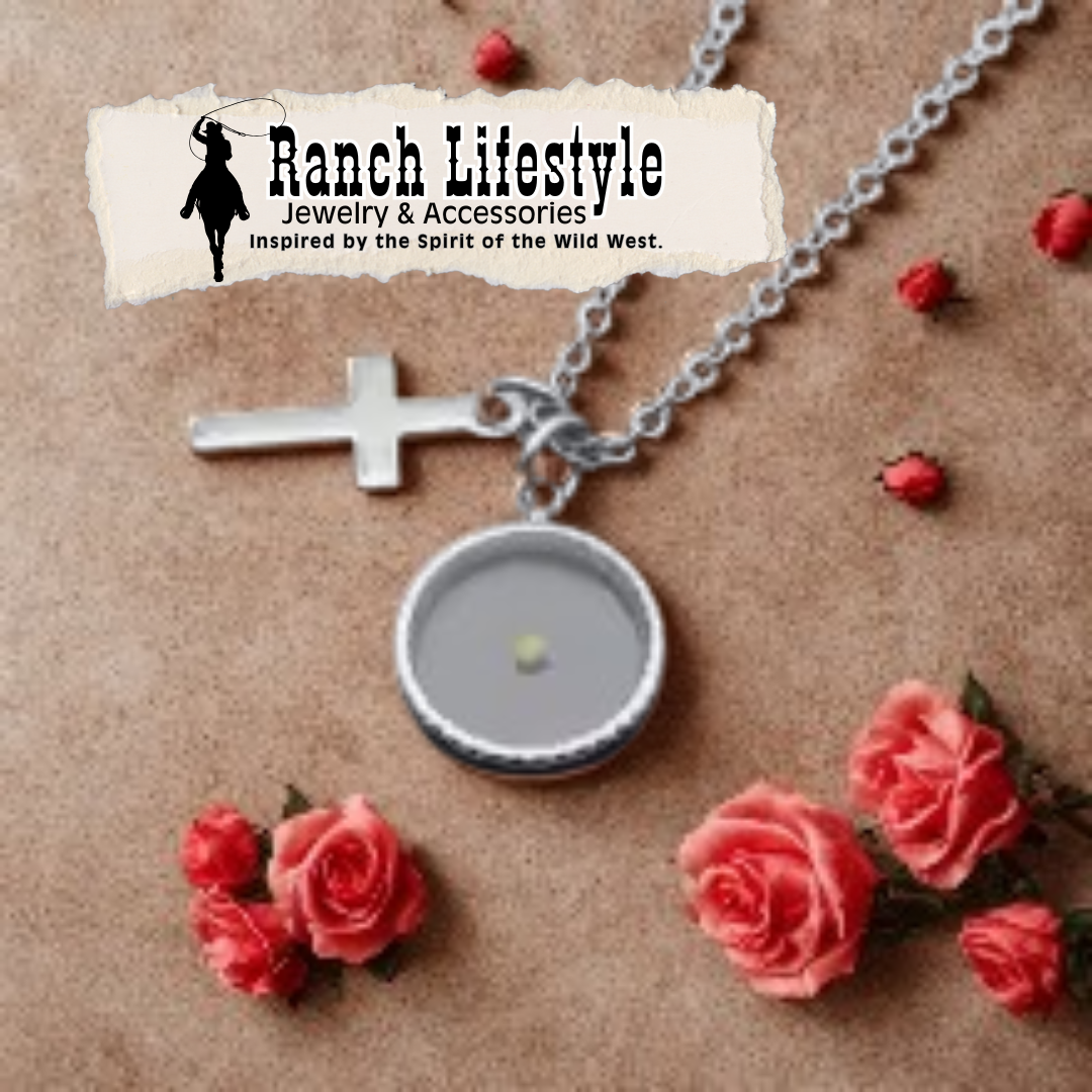 Mustard Seed Necklace with Cross – Real Mustard Seed Faith Jewelry – Matthew 17:20 Inspirational Gift – Handcrafted